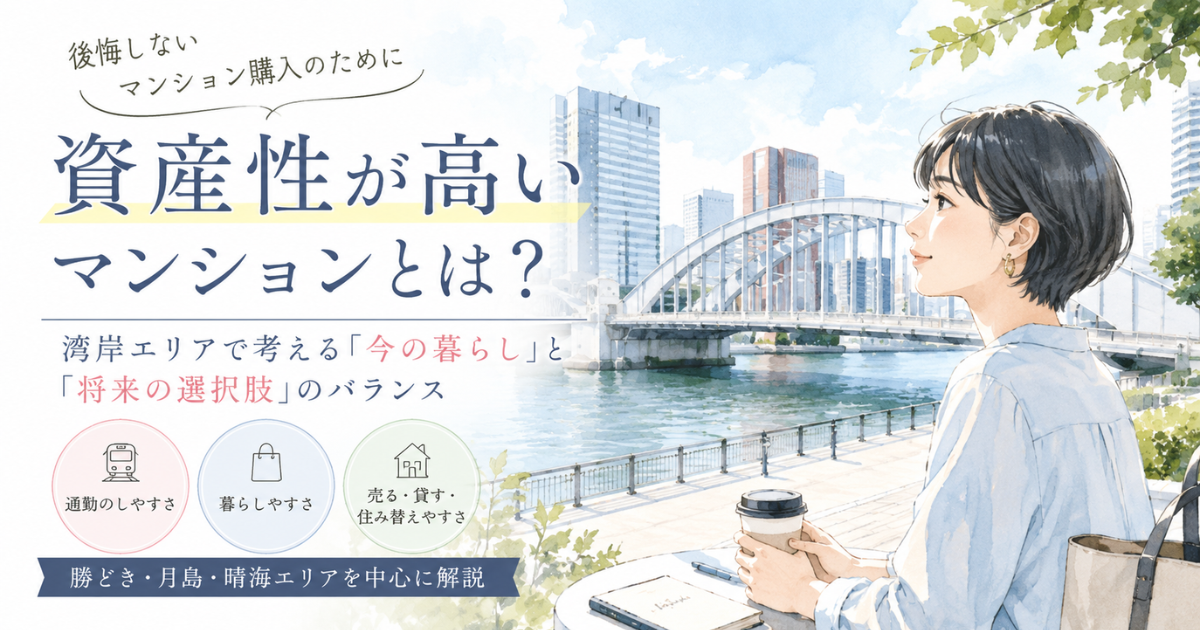 【アイキャッチ】資産性が高いマンションとは?“値上がり”だけではない考え方