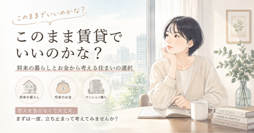 【アイキャッチ】 このまま賃貸でいいのか？と思ったときに考えたいこと